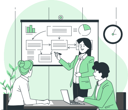 Illustration of a financial growth roadmap
